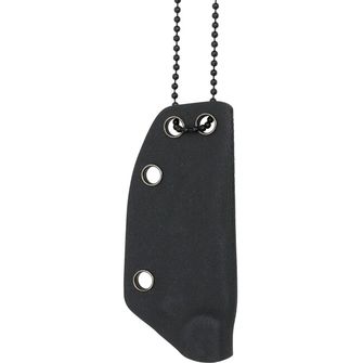 BlackField, nůž na krk, černý, 12,5 cm