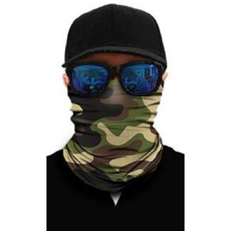 Origin Outdoors Multifunkční outdoorová šála Camouflage