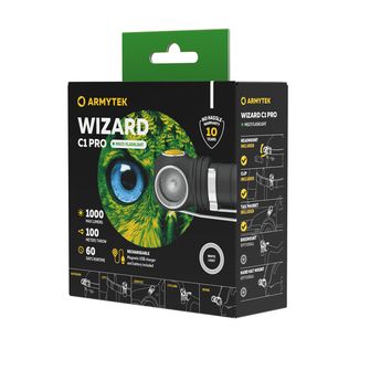 ArmyTek Wizard C1 Pro Magnet Bílá LED čelovka s magnetickým držákem 1000 lm 1440 h 55 g