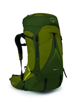 Turistický batoh OSPREY ATMOS AG LT 65,  scenic valley/green peppercorn