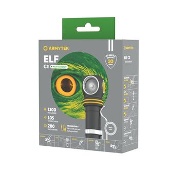 ArmyTek Elf C2 White LED ruční svítilna 1100 lm 4800 h 65 g