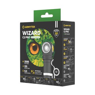 ArmyTek Wizard C2 Pro Magnet White LED ruční svítilna s magnetickým držákem 2500 lm 4800 h 65