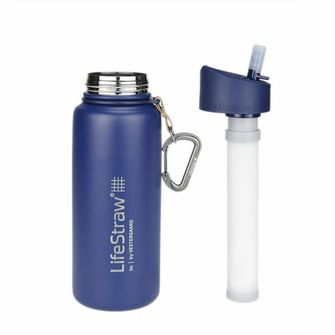 LifeStraw Go filtrační láhev z nerezové oceli 700ml modrá