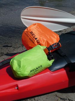 BasicNature 210T Lehký nepromokavý batoh 5 l oranžový