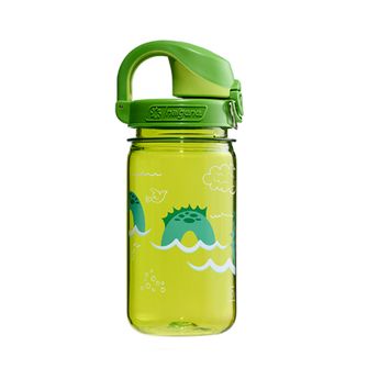 Dětská láhev na vodu Nalgene Grip-n-Gulp Sustain 0,35 l zelená nessie