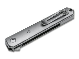 Böker Plus Kwaiken Mini Flipper Titan, kapesní nůž 7,8 cm, šedý