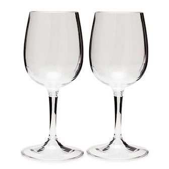 GSI Outdoors Sada 2 plastových skládacích sklenic na bílé víno Nesting 2 × 275 ml
