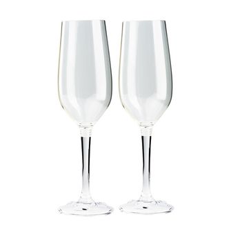 GSI Outdoors Plastové sklenice na šampaňské Nesting 2 × 177 ml