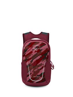 Turistický batoh OSPREY DAYLITE JR,  brush strokes print/red canyon