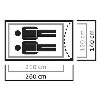 Stan Salewa Litetrek pro 2 osoby