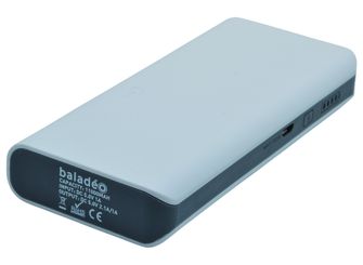 Baladeo PLR905 powerbanka S11000 2x USB, bílá