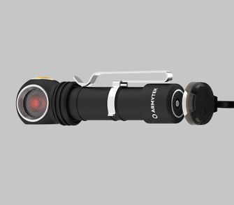 ArmyTek Wizard C2 WR Magnet Bílá a červená LED čelovka s magnetickým držákem 1100 lm výkon baterie 3 h 65 g