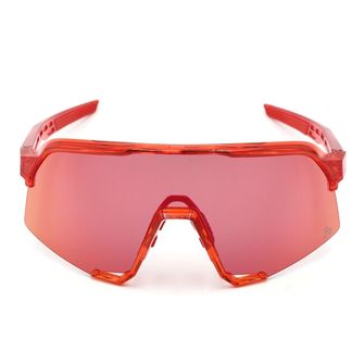 100% Sluneční brýle S3 LE - Peter Sagan, Gloss Translucent Red - Hiper Red Mirror