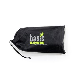 BasicNature Skládací židle Compact 2.0 černá / oranžová