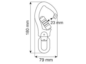 Nastavitelný polohovací kabel CAMP 2 m