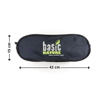 Cestovní židle BasicNature Ultralight High Rest Black