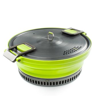 Skládací květináč GSI Outdoors Escape HS Pot 3 l, zelený