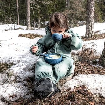 KUPILKA 33 + Spork sada misky a lžíce s vidličkou v jednom, hnědá