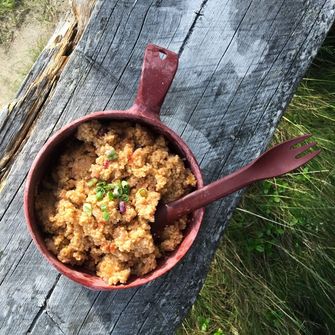 KUPILKA Spork 225 lžíce a vidlička v jednom, zelená