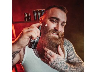 Angry Beards Sada pro růst vousů – Roller &amp; Doping