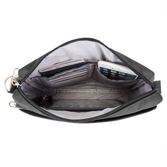 Taška přes rameno Travelon Anti-theft Black Crossbody Classic