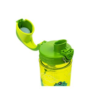 Dětská láhev na vodu Nalgene Grip-n-Gulp Sustain 0,35 l zelená nessie