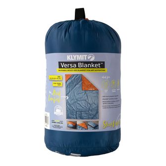 Klymit Versa Blanket™, modro-oranžová