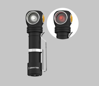 ArmyTek Wizard C2 WR Magnet Bílá a červená LED čelovka s magnetickým držákem 1100 lm výkon baterie 3 h 65 g