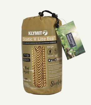 Klymit karimatka Static V Lite ECO, světle zlatá