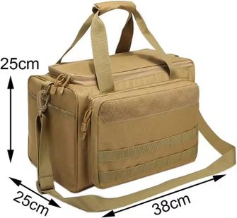 DRAGOWA TACTICAL Cestovní taška Echo 25 L, černá