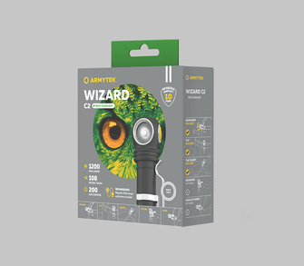 ArmyTek Wizard C2 Magnet Bílá LED čelovka s magnetickým držákem 1200 lm 4800 h 64 g