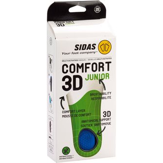 Vložky Sidas s podporou Comfort 3D Junior