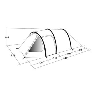 Stan Outwell Earth pro 5 osob modrozelený