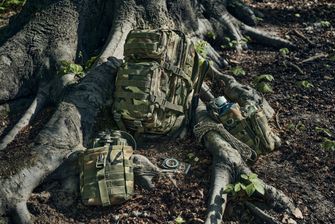 Brandit Molle  obal na láhev s kapsičkou II, woodland