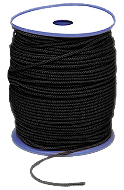 BasicNature Polypropylénové lano 4 mm, 200 m čierne