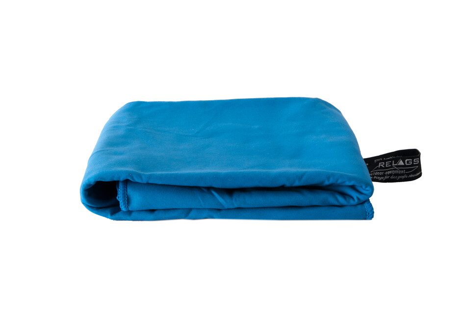 BasicNature Velour Uterák 60 x 120 cm modrý