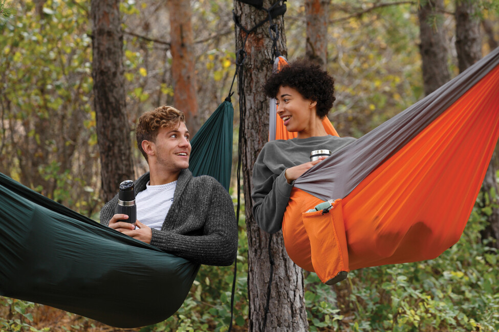 Coghlans Parachute Hojdacia sieť pre 2 osoby, oranžová