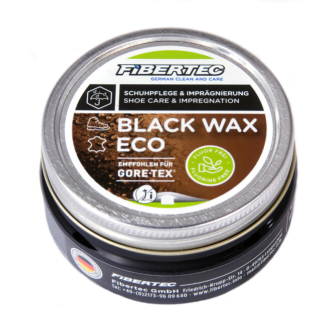 Fibertec Shoe Wax Eco Vosk na obuv na intenzívnu starostlivosť o kožu čierna 100 ml