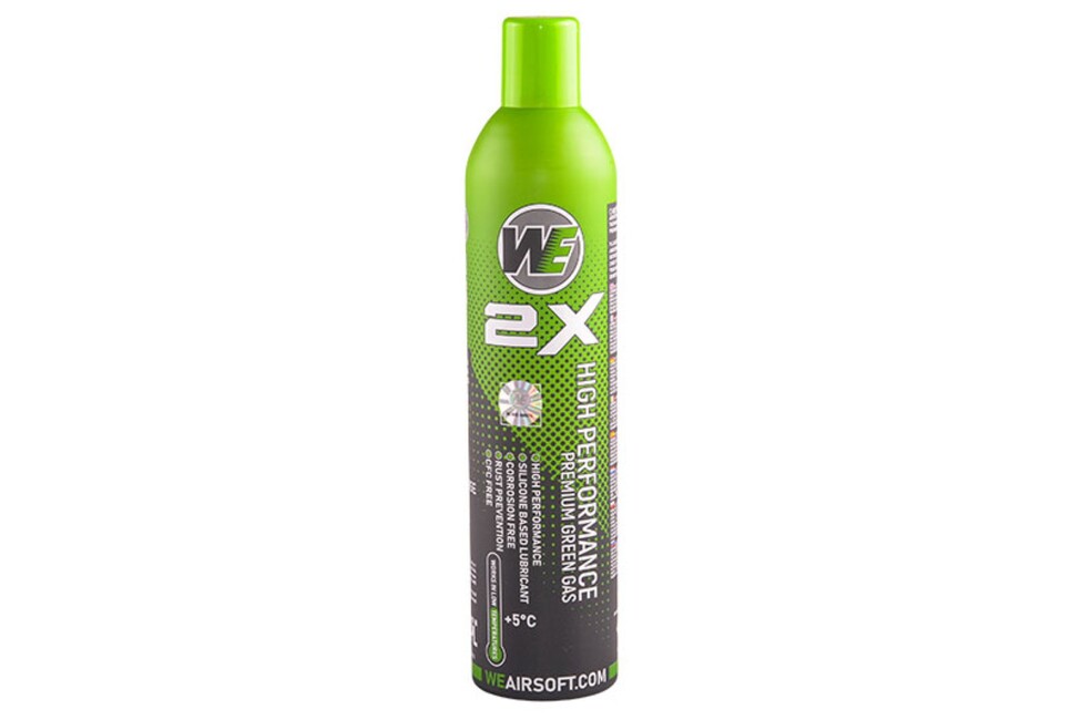 GFC WE 2X High Performance Premium Airsoft plyn Green Gas, 800 ml