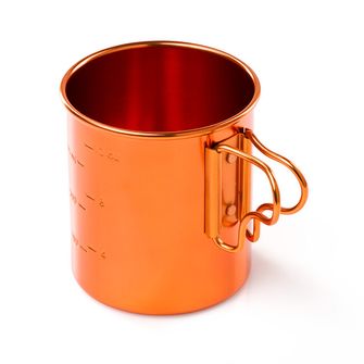 Hliníkový kelímek GSI Outdoors Bugaboo Cup 414 ml, oranžový