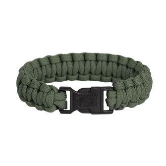 Pentagon paracord náramek Pselion, Camo zelená